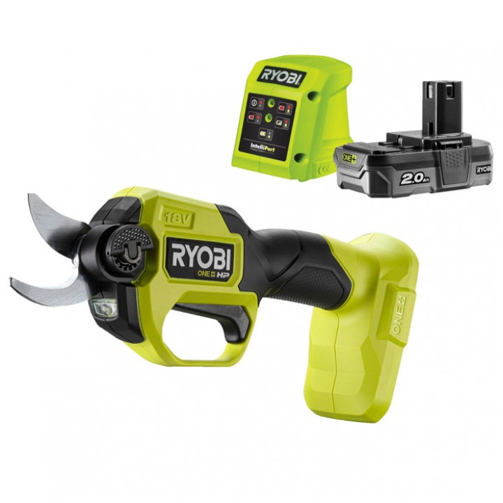 Foarfecă de grădină cu acumulator Ryobi RY18SCXA-120 (5133005900)