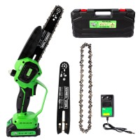 Fierestrau cu 2 lanturi si 2 lame cu acumulator Micul Fermier 20V