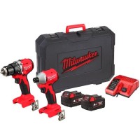 Set instrumente cu acumulatori Milwaukee M18 BLCPP2A-402C (4933492827)