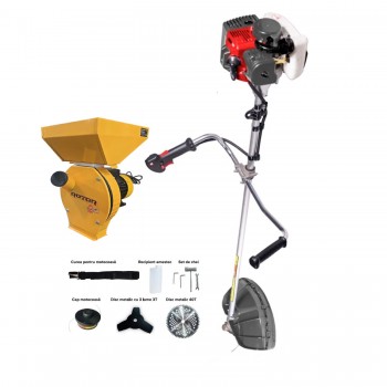Motocoasa Bisonte BC 5200+Moara Rotor MPC3900