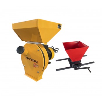 Moara electrica Rotor MPC3900+Zdrobitor de struguri manual HGP-50