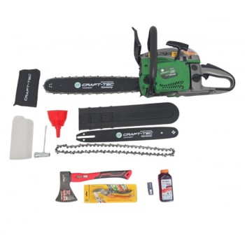 Ferăstrău cu lanţ pe benzină Craft-Tec CT-5000+Set Nr.1