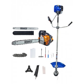 Set Motocoasa Baikal BK5500 si Motoferestrau TechnoWorker DB5802 Pro