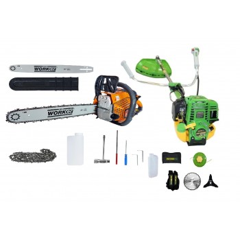 Набор Триммер бензиновый Partner Pro PP5600 4T+Цепная пила бензиновая Technoworker DB5802 Pro