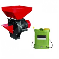 Кормоизмельчитель Elefant EM1.1D+Аккумуляторный опрыскиватель 12л