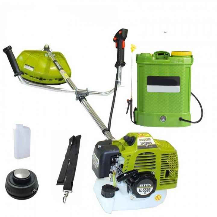 Motocoasa Eltos EL5500+Stropitoare electrica 12L.