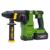 Ciocan rotopercutor pe acumulator Procraft PHA30 (cu 2 baterii și încărcător)