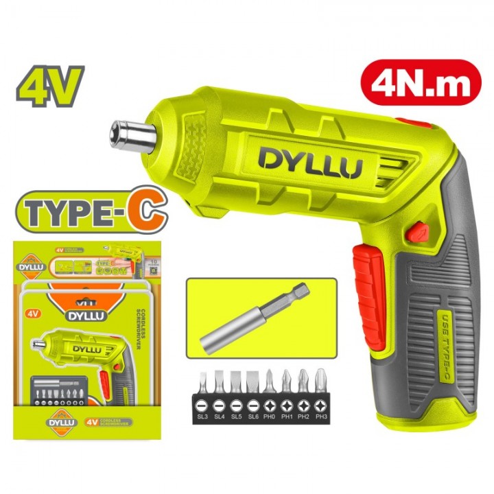 Masina de insurubat cu acumulator Li-Ion 4V 4N.m DYLLU DTCV4415
