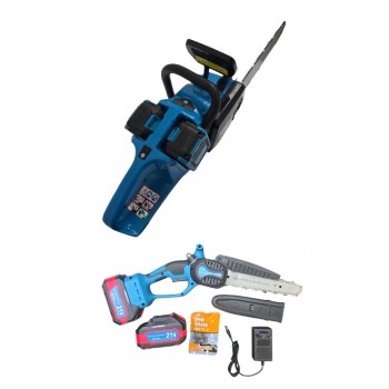 Ferăstrău cu lanţ cu acumulator Kraissmann KS1609+Kraissmann KS818