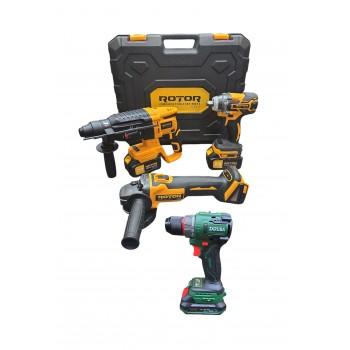 Set scule cu acumulator Rotor RSET3+Zaruba ZB3119