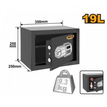 Сейф электронный 19L INGCO ESF2502