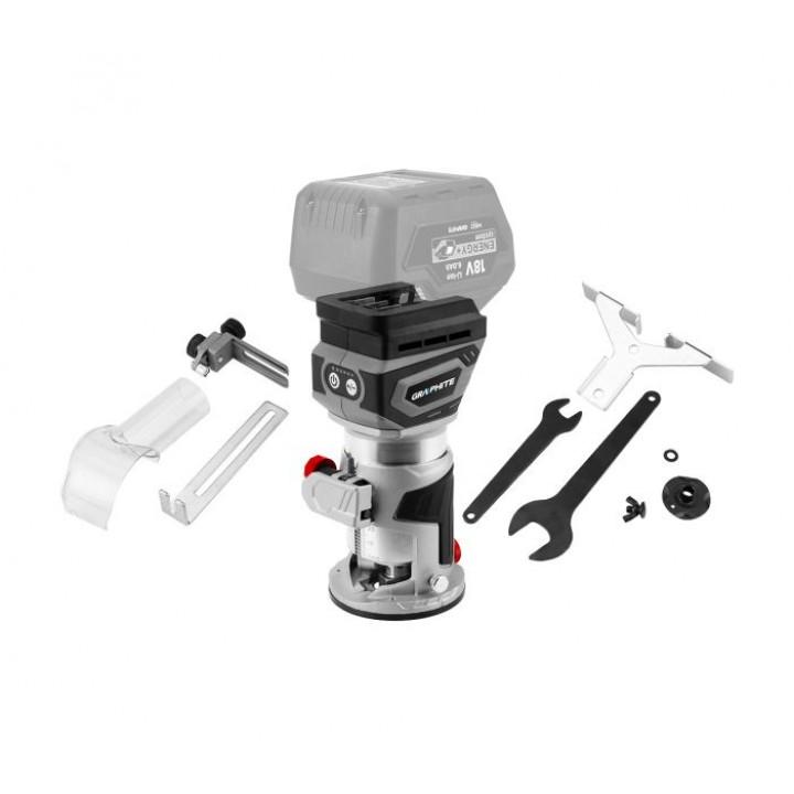 Фрезер Energy+ 18V, без аккумулятора Graphite 58GE140