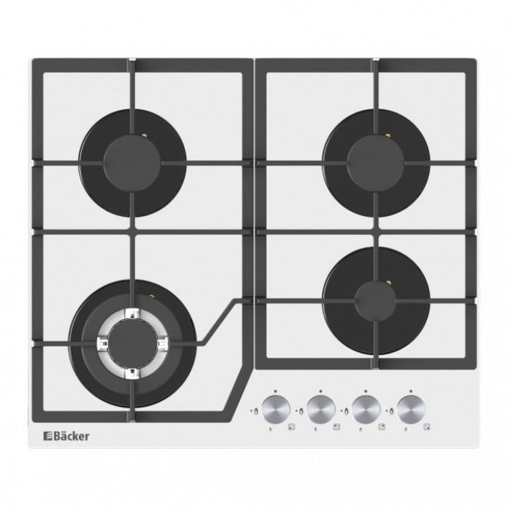Газовая панель Backer RIKI 6004 Turbo WH GL
