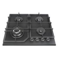 Plita incorporabila pe gaz Tornado H77-6004SR MATT GL BL