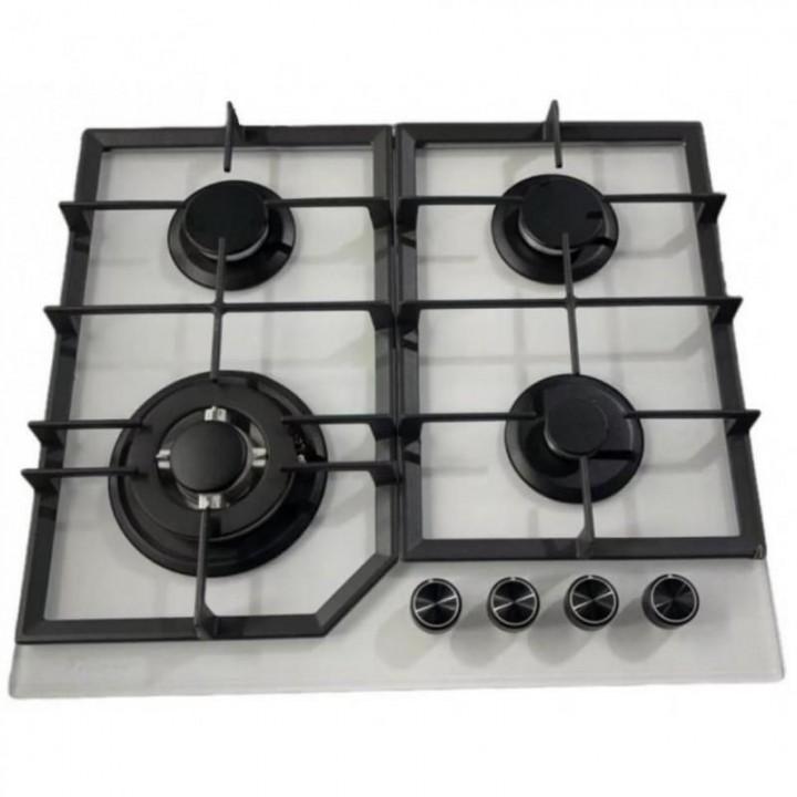 Встраиваемая поверхность газовая Tornado H77-6004SR Matt GL WH Встраиваемая поверхность газовая Tornado H77-6004SR Matt GL WH