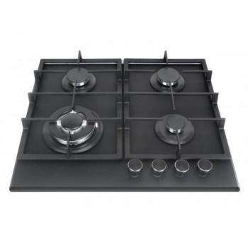 Plită încorporabilă pe gaz Tornado H59-4006 Matt GL Eco BL