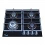 Plită incorporabilă cu gaz Tornado H59-4006B Eco Black