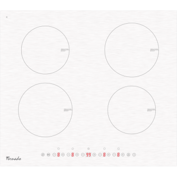 Plita incorporabila electrica Tornado GTR600NLP Induction WH