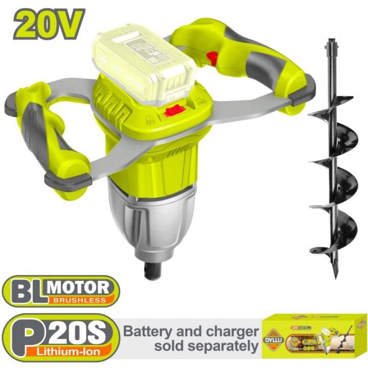 Мотобур совместимый с аккумулятором Dyllu DTQE15801