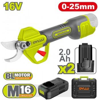 Аккумуляторный секатор Dyllu DTJFP25082