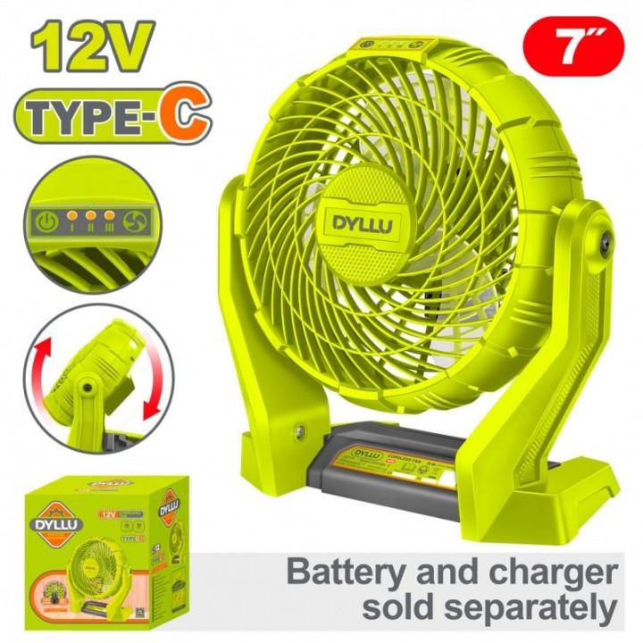 Вентилятор акумуляторный DYLLU DTLF1507