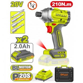 Гайковёрт аккумуляторный ударный Dyllu DTCD2B21