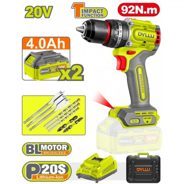 Шуруповёрт аккумуляторный Dyllu DTCDP9281