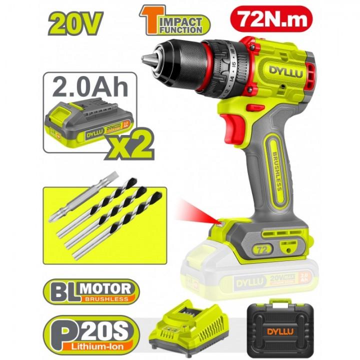 Шуруповёрт аккумуляторный Dyllu DTCDP7281