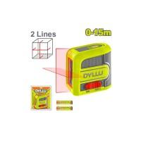 Nivela laser multi-linie 0-15m Roșu Dyllu DTLE1M03