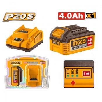 Set Incarcator + Acumulator Ingco FBCPK1012