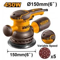 Эксцентриковая шлифмашина Ingco RS4516