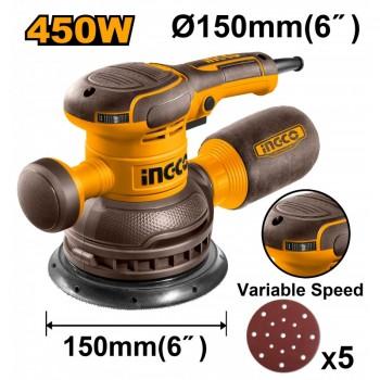 Şlefuitor cu excentric Ingco RS4516