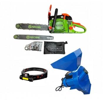 Бензопила Лесник F5800+Кормоизмельчитель Sigma CM1A