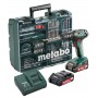 Mașină de înșurubat Metabo SB 18 + set 74pcs (602245870)