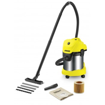 Промышленный пылесос Karcher WD 3 Battery Premium Inox