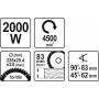 Дисковая пила Yato YT-82153