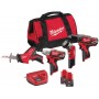 Set Milwaukee M12BPP4A-202B (4933441240)