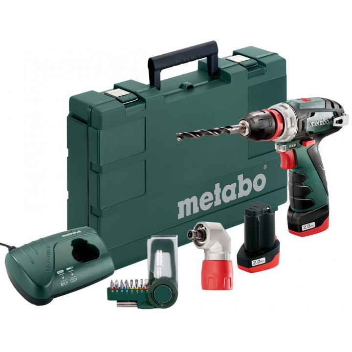 Mașină de înșurubat Metabo PowerMaxx BS QuickBasic +Set (600156910)