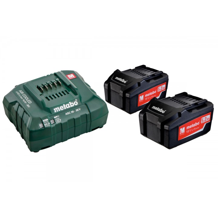 Acumulator + încărcător Metabo ASC30 5.2А (685051000)