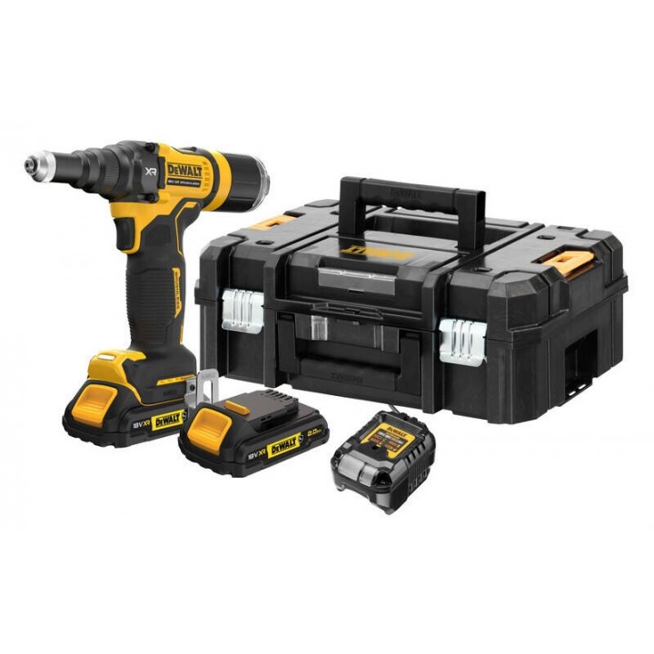 Аккумуляторный заклёпочник DeWalt DCF403D2GT