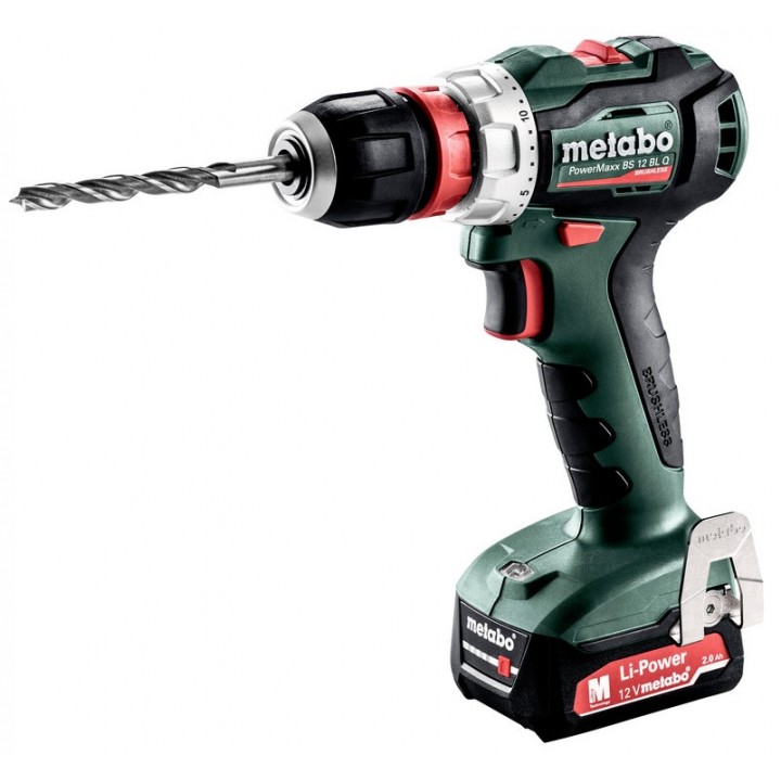 Mașină de înșurubat Metabo PowerMaxx BS 12 BLQuick+LiHD4 (601039800)