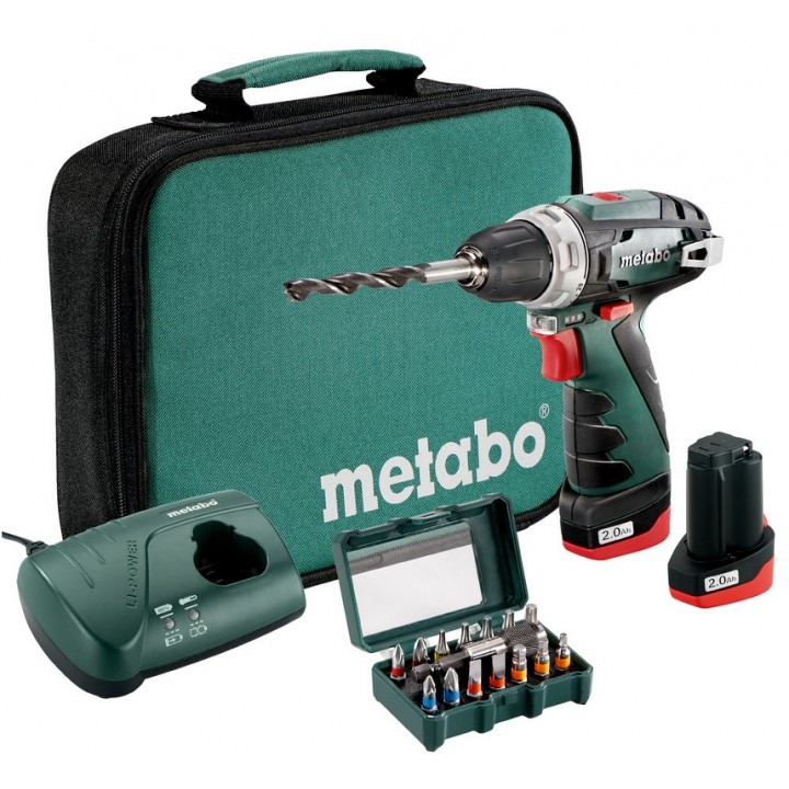 Mașină de înșurubat Metabo PowerMaxx Set (600079510)