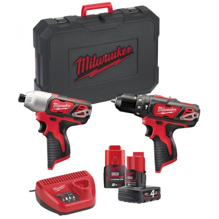 Set Milwaukee M12BPP2B-421C (4933443497)