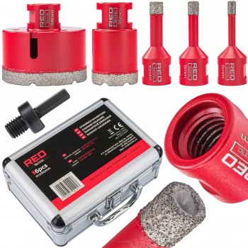 Набор алмазных коронок Red Technic RTZOD0045