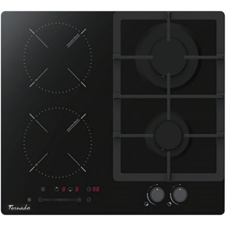 Plită incorporabilă mixt Tornado YOL- 60 2G2IN