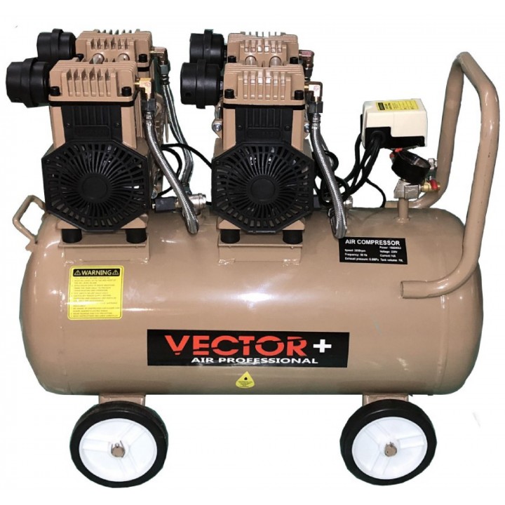 Compresor Vector 1600Wx2 70L