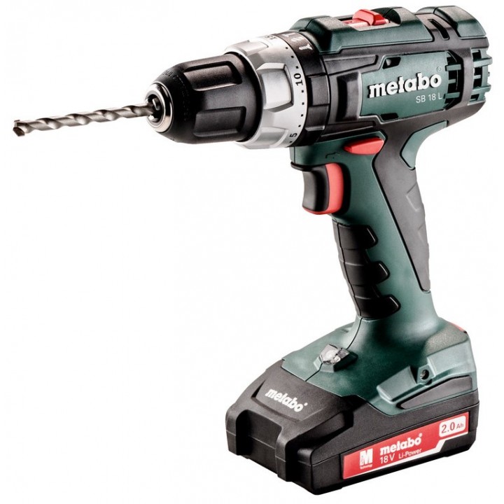 Дрель Metabo SB 18 L 2x2.0Ah +Case (602317500)