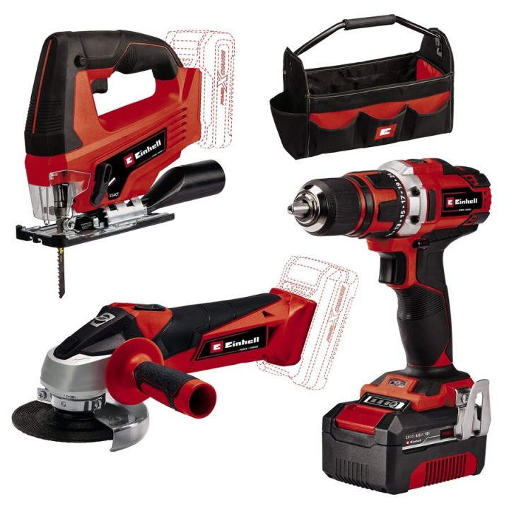 Set Einhell TE-TK 18/3 Li Kit JS+CD+AG (42.572.41)