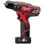 Mașină de înșurubat Milwaukee M12BPD-202C (4933441940)