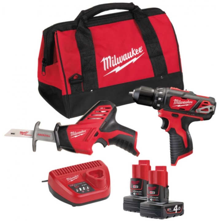 Set Milwaukee M12BPP2C-402B (4933441230)